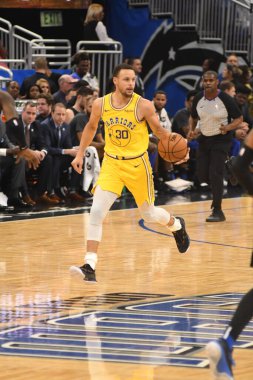Orlando Magic, 28 Şubat 2019 'da Orlando Florida' daki Amway Center 'da Golden State Warriors' a ev sahipliği yaptı. Fotoğraf: Marty Jean-Louis