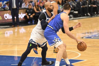 Orlando Magic, 7 Şubat 2019 'da Orlando, Florida' da Amway Arena 'da Minnesota Timberwolves' a ev sahipliği yapar. Fotoğraf: Marty Jean-Louis