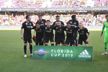 Flamengo Eintracht Frankfurt 'a karşı 12 Ocak 2019 Cumartesi günü Orlando City Stadyumu' nda. Fotoğraf: Marty Jean-Louis