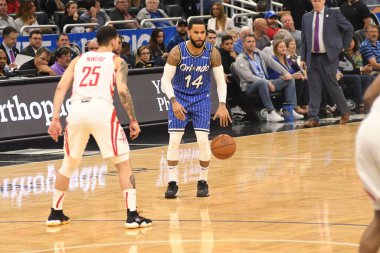 Orlando Magic, Houston Rockets 'a 13 Ocak 2019 tarihinde Amway Arena' da ev sahipliği yaptı. Fotoğraf: Marty Jean-Louis