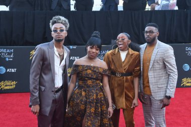 29 Mart 2019 Cumartesi günü Las Vegas 'taki Orleans Resort' ta düzenlenen 34. Yıldız Ödülleri sırasında çekilen kırmızı halı fotoğrafları. Fotoğraf: Marty Jean-Louis