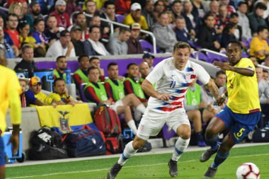 ABD Erkekler Milli Takımı 21 Mart 2019 tarihinde Orlando Florida 'daki Orlando City Stadyumu' nda Ekvador Milli Takımı 'na ev sahipliği yaptı. Fotoğraf: Marty Jean-Louis