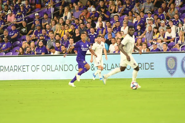 Orlando City Φιλοξενεί Colorado Rapids Στο Orlando City Stadium Στο — Φωτογραφία Αρχείου