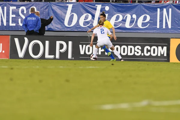 Shebelieves Cup Finale Met Usa Brazilië Raymond James Stadium Tampa — Stockfoto