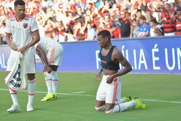 Flamengo Eintracht Frankfurt Στο Orlando City Stadium Σάββατο Ιανουαρίου 2019 — Φωτογραφία Αρχείου