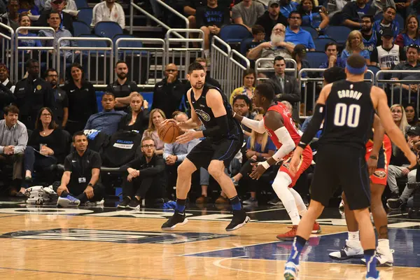 Orlando Magic Ospita Louisiana Pelicans All Amway Center Orlando Florida — Foto Stock