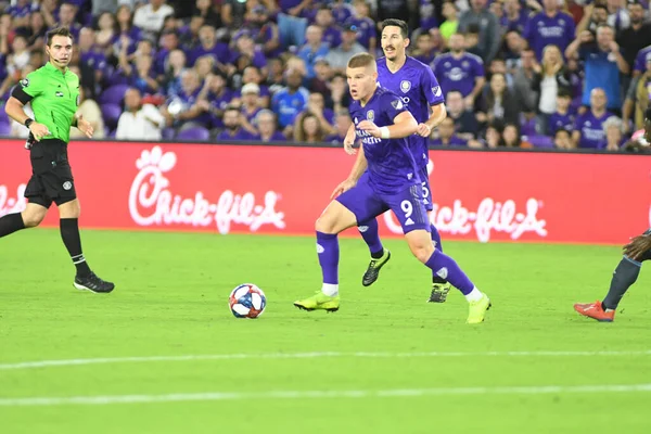 Orlando City Φιλοξενεί Την New York City Στο Orlando City — Φωτογραφία Αρχείου