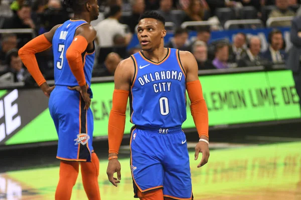 Orlando Magic Hostí Oklahomacity Thunder Amway Center Orlandu Floridě Ledna2019 — Stock fotografie