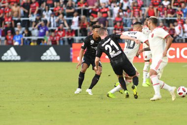 Flamengo Eintracht Frankfurt 'a karşı 12 Ocak 2019 Cumartesi günü Orlando City Stadyumu' nda. Fotoğraf: Marty Jean-Louis