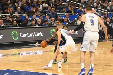 Orlando Magic 12 Ocak 2019 tarihinde Boston Celtics 'e Amway Stadyumu' nda ev sahipliği yaptı. Fotoğraf: Marty Jean-Louis