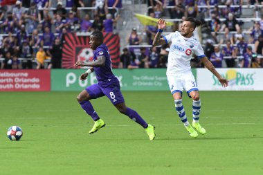 Orlando City SC, 16 Mart 2019 Cumartesi günü Orlando Florida 'daki Orlando City Stadyumu' nda Montreal Impact 'e ev sahipliği yaptı. Fotoğraf: Marty Jean-Louis