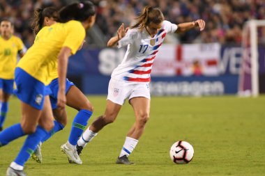SheBelieves Kupası Finali, 5 Mart 2019 'da Tampa Florida Raymond James Stadyumu' nda ABD ile Brezilya arasında oynanacak. Fotoğraf: Marty Jean-Louis