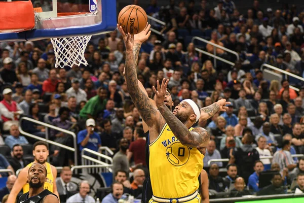 Orlando Magic Hostí Zlaté Státní Bojovníky Amway Center Orlandu Floridě — Stock fotografie