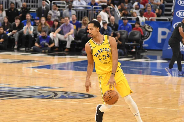 Orlando Magic Hostí Zlaté Státní Bojovníky Amway Center Orlandu Floridě — Stock fotografie