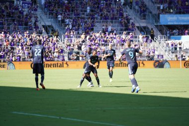Orlando City SC 20 Nisan 2019 'da Orlando City Stadyumu' nda Vancouver Whitecaps 'a ev sahipliği yapıyor. Fotoğraf: Marty Jean-Louis