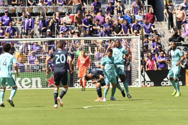 Orlando City SC 20 Nisan 2019 'da Orlando City Stadyumu' nda Vancouver Whitecaps 'a ev sahipliği yapıyor. Fotoğraf: Marty Jean-Louis