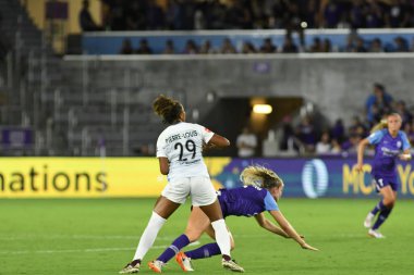 Orlando Pride 20 Temmuz 2019 tarihinde Florida Exploria Stadyumu 'nda Sky Blue FC' ye ev sahipliği yapmaktadır. Fotoğraf: Marty Jean-Louis