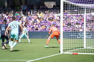 Orlando City SC 20 Nisan 2019 'da Orlando City Stadyumu' nda Vancouver Whitecaps 'a ev sahipliği yapıyor. Fotoğraf: Marty Jean-Louis