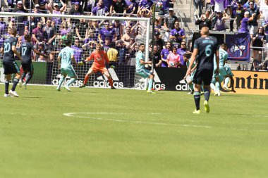 Orlando City SC 20 Nisan 2019 'da Orlando City Stadyumu' nda Vancouver Whitecaps 'a ev sahipliği yapıyor. Fotoğraf: Marty Jean-Louis