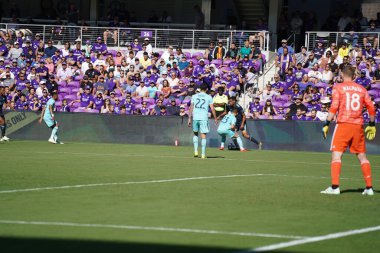 Orlando City SC 20 Nisan 2019 'da Orlando City Stadyumu' nda Vancouver Whitecaps 'a ev sahipliği yapıyor. Fotoğraf: Marty Jean-Louis