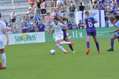 Orlando Pride 14 Nisan 2019 'da Orlando City Stadyumu' nda Portand Thorns 'a ev sahipliği yapmaktadır. Fotoğraf: Marty Jean-Louis
