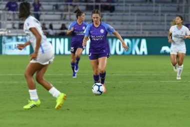 Orlando Pride 20 Temmuz 2019 tarihinde Florida Exploria Stadyumu 'nda Sky Blue FC' ye ev sahipliği yapmaktadır. Fotoğraf: Marty Jean-Louis