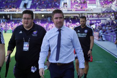 Orlando City SC 20 Nisan 2019 'da Orlando City Stadyumu' nda Vancouver Whitecaps 'a ev sahipliği yapıyor. Fotoğraf: Marty Jean-Louis