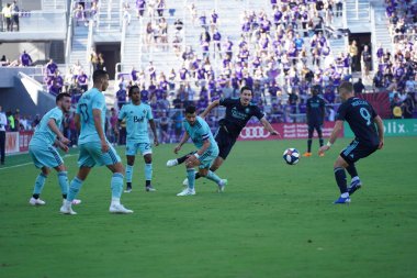 Orlando City SC 20 Nisan 2019 'da Orlando City Stadyumu' nda Vancouver Whitecaps 'a ev sahipliği yapıyor. Fotoğraf: Marty Jean-Louis