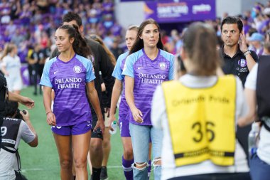 Orlando Pride 20 Temmuz 2019 tarihinde Florida Exploria Stadyumu 'nda Sky Blue FC' ye ev sahipliği yapmaktadır. Fotoğraf: Marty Jean-Louis