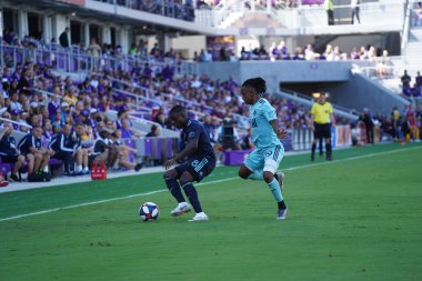 Orlando City SC 20 Nisan 2019 'da Orlando City Stadyumu' nda Vancouver Whitecaps 'a ev sahipliği yapıyor. Fotoğraf: Marty Jean-Louis