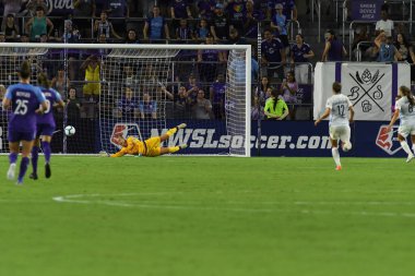 Orlando Pride 20 Temmuz 2019 tarihinde Florida Exploria Stadyumu 'nda Sky Blue FC' ye ev sahipliği yapmaktadır. Fotoğraf: Marty Jean-Louis