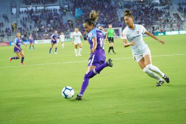 Orlando Pride 20 Temmuz 2019 tarihinde Florida Exploria Stadyumu 'nda Sky Blue FC' ye ev sahipliği yapmaktadır. Fotoğraf: Marty Jean-Louis