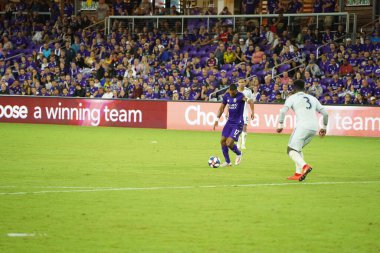 Orlando City SC, 19 Haziran 2019 Çarşamba günü Orlando 'daki Exploria Stadyumu' nda düzenlenen ABD Açık Kupası sırasında New England Devrimi 'ne ev sahipliği yaptı. Fotoğraf: Marty Jean-Louis