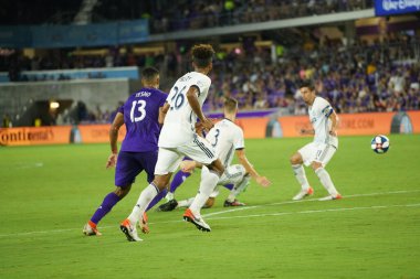 Orlando City, 3 Temmuz 2019 Çarşamba günü Orlando Florida 'daki Exploria Stadyumu' nda Philadelphia Union 'a ev sahipliği yaptı. Fotoğraf: Marty Jean-Louis