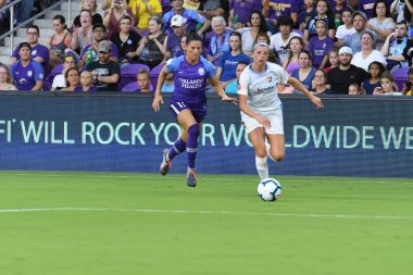 Orlando Pride 20 Temmuz 2019 tarihinde Florida Exploria Stadyumu 'nda Sky Blue FC' ye ev sahipliği yapmaktadır. Fotoğraf: Marty Jean-Louis