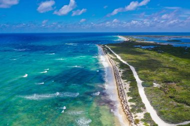 Cozumel, Meksika 'nın çok güzel şehrinde güzel bir deniz feneri. Fotoğraf: Marty Jean-Louis