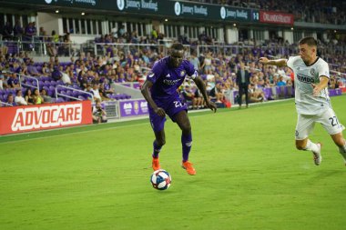 Orlando City, 3 Temmuz 2019 Çarşamba günü Orlando Florida 'daki Exploria Stadyumu' nda Philadelphia Union 'a ev sahipliği yaptı. Fotoğraf: Marty Jean-Louis