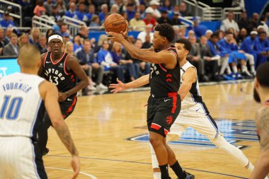Orlando Magic 21 Nisan 2019 tarihinde Orlando Florida 'daki Amway Arena' da oynanan NBA Playoff 1 'de Toronto Rapters' a ev sahipliği yapıyor. Fotoğraf: Marty Jean-Louis Fotoğraf: Marty Jean-Louis