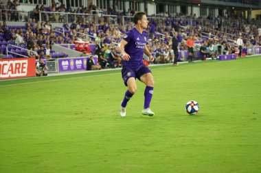 Orlando City, 3 Temmuz 2019 Çarşamba günü Orlando Florida 'daki Exploria Stadyumu' nda Philadelphia Union 'a ev sahipliği yaptı. Fotoğraf: Marty Jean-Louis