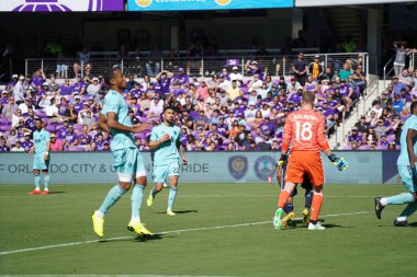 Orlando City SC 20 Nisan 2019 'da Orlando City Stadyumu' nda Vancouver Whitecaps 'a ev sahipliği yapıyor. Fotoğraf: Marty Jean-Louis