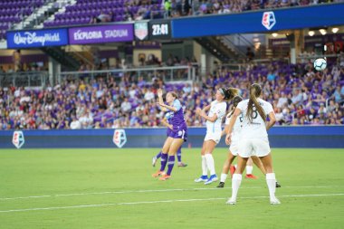 Orlando Pride 20 Temmuz 2019 tarihinde Florida Exploria Stadyumu 'nda Sky Blue FC' ye ev sahipliği yapmaktadır. Fotoğraf: Marty Jean-Louis