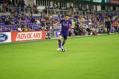 Orlando City, 3 Temmuz 2019 Çarşamba günü Orlando Florida 'daki Exploria Stadyumu' nda Philadelphia Union 'a ev sahipliği yaptı. Fotoğraf: Marty Jean-Louis