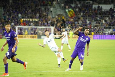 Orlando City SC, 19 Haziran 2019 Çarşamba günü Orlando 'daki Exploria Stadyumu' nda düzenlenen ABD Açık Kupası sırasında New England Devrimi 'ne ev sahipliği yaptı. Fotoğraf: Marty Jean-Louis