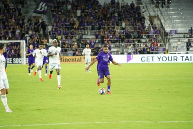 Orlando City SC, 19 Haziran 2019 Çarşamba günü Orlando 'daki Exploria Stadyumu' nda düzenlenen ABD Açık Kupası sırasında New England Devrimi 'ne ev sahipliği yaptı. Fotoğraf: Marty Jean-Louis