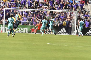 Orlando City SC 20 Nisan 2019 'da Orlando City Stadyumu' nda Vancouver Whitecaps 'a ev sahipliği yapıyor. Fotoğraf: Marty Jean-Louis
