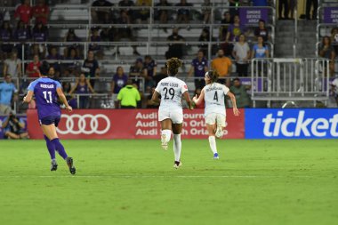 Orlando Pride 20 Temmuz 2019 tarihinde Florida Exploria Stadyumu 'nda Sky Blue FC' ye ev sahipliği yapmaktadır. Fotoğraf: Marty Jean-Louis