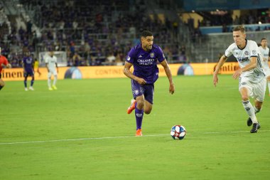 Orlando City, 3 Temmuz 2019 Çarşamba günü Orlando Florida 'daki Exploria Stadyumu' nda Philadelphia Union 'a ev sahipliği yaptı. Fotoğraf: Marty Jean-Louis