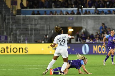 Orlando Pride 20 Temmuz 2019 tarihinde Florida Exploria Stadyumu 'nda Sky Blue FC' ye ev sahipliği yapmaktadır. Fotoğraf: Marty Jean-Louis