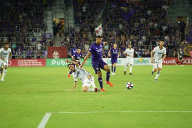 Orlando City, 3 Temmuz 2019 Çarşamba günü Orlando Florida 'daki Exploria Stadyumu' nda Philadelphia Union 'a ev sahipliği yaptı. Fotoğraf: Marty Jean-Louis