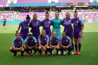 Orlando Pride 14 Nisan 2019 'da Orlando City Stadyumu' nda Portand Thorns 'a ev sahipliği yapmaktadır. Fotoğraf: Marty Jean-Louis